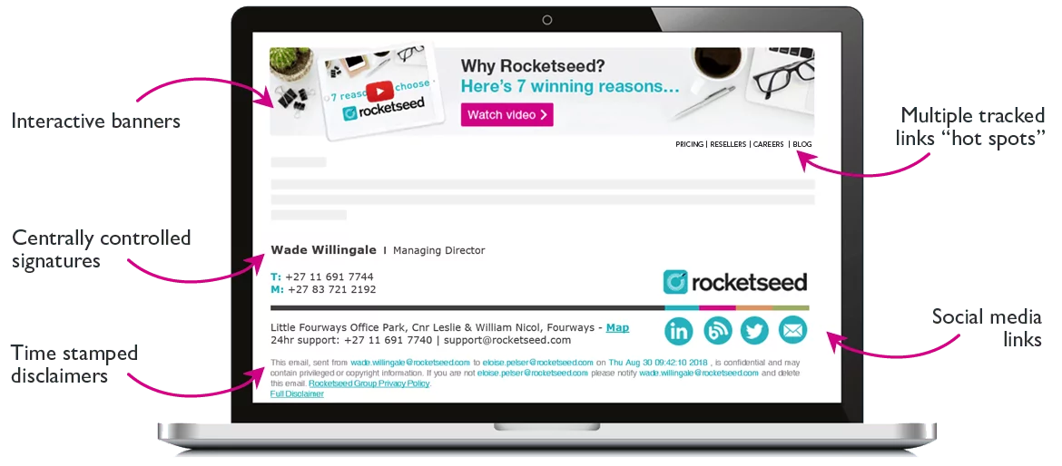 Rocketseed Email Branding