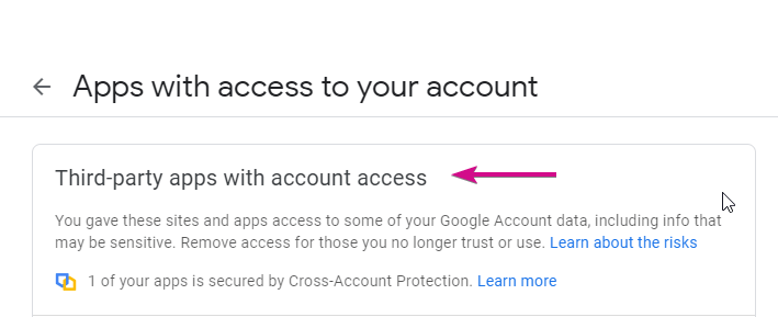 audit your connected apps howto