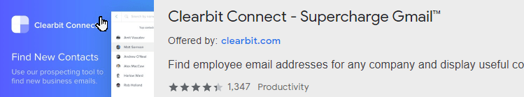 clearbit connect howto