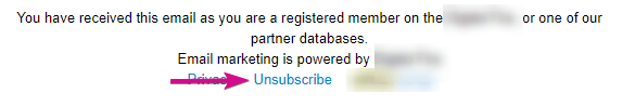 unsubscribe email howto
