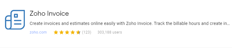 zoho invoice