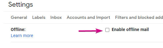 offline mode gmail howto