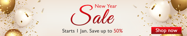 New Year Sale Email Banner Example