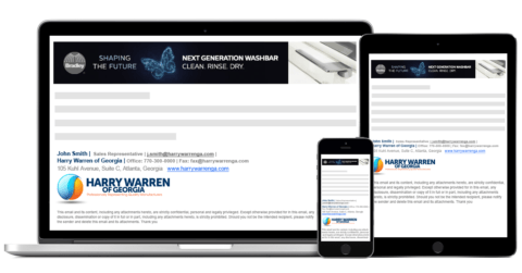 Harry Warren GA Branded email on multiple devices