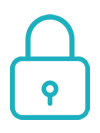 Icon showing a closed padlock.