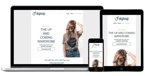 Email Newsletter examples on multiple devices Email Newsletter examples on multiple devices
