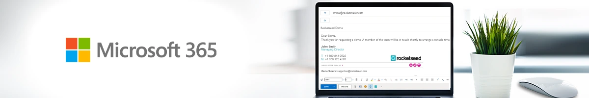 Rocketseed Signature on Compose Microsoft 365