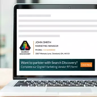 Search Discovery Branded Email Signature by Rocketseed