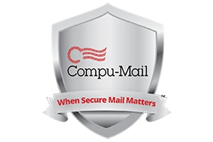 Compu-Mail Logo with the slogan: When secure mail matters