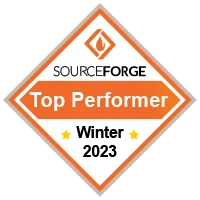 SourceForge Badge Top Performer Winter Rocketseed