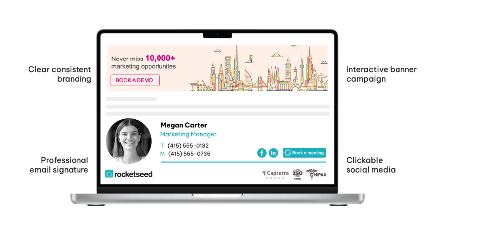 Branded email signature