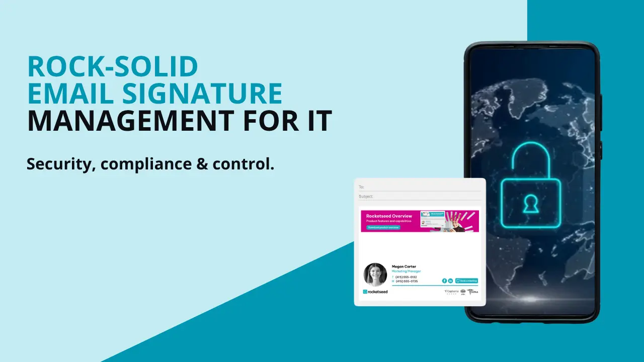 email signature management for IT