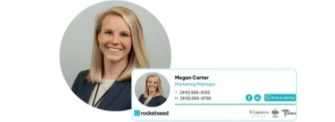 Professional email signature example - Rocketseed Professional email signature example - Rocketseed